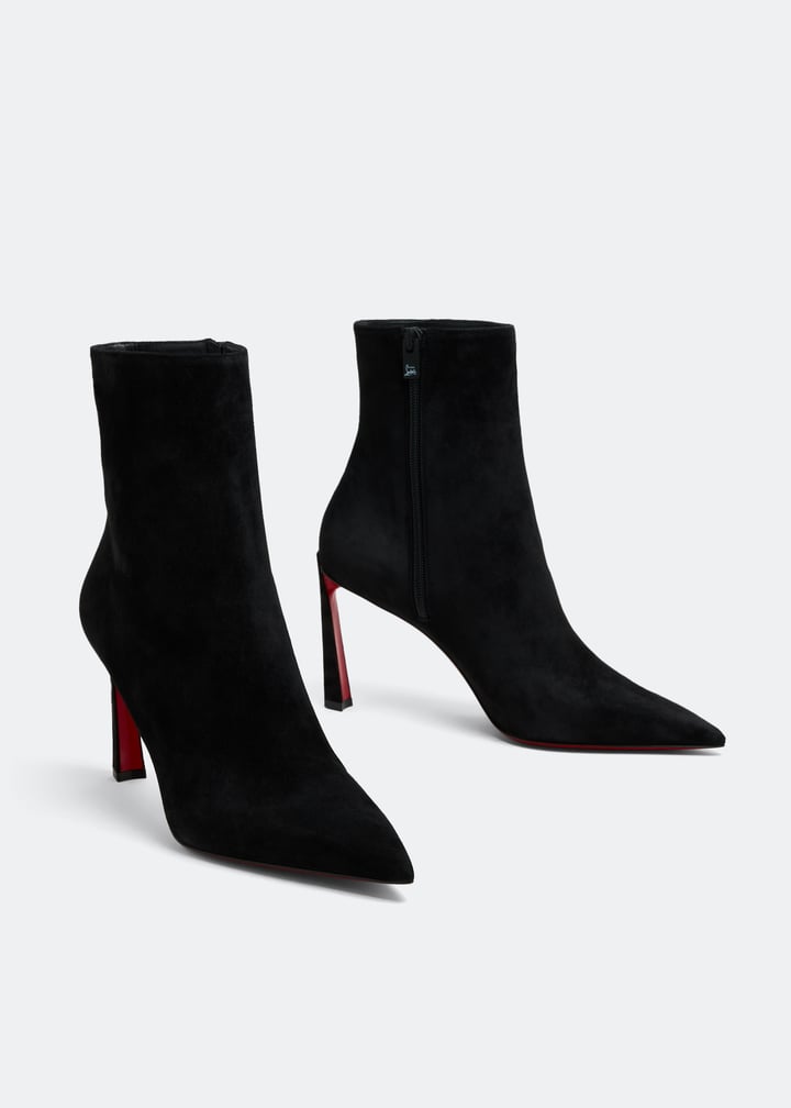 Christian Louboutin｜Condora Booty 55mm スエードブーツ Condora Booty - 55 mm Low boots - Veau velours - Black