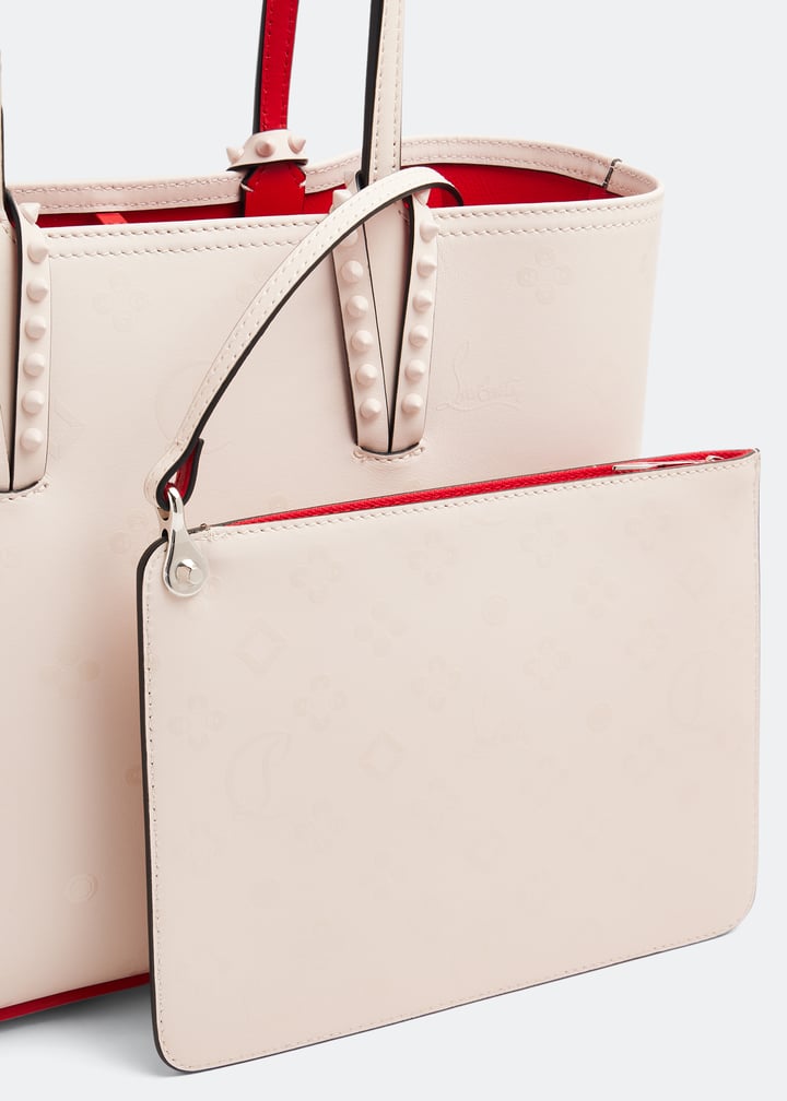 トートバッグ Christian Louboutin Beige leather Cabata small tote bag Cabata Small leather tote bag in beige - Christian Louboutin