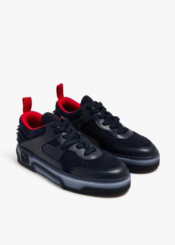 スニーカー Christian Louboutin 'Astroloubi' sneakers Astroloubi - Sneakers - Calf leather and suede - Black - Men