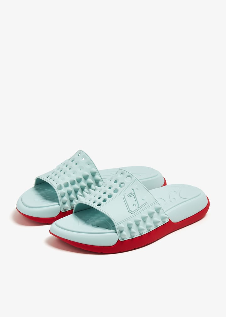 Christian Louboutin Take It Easy slides for Men Blue in UAE