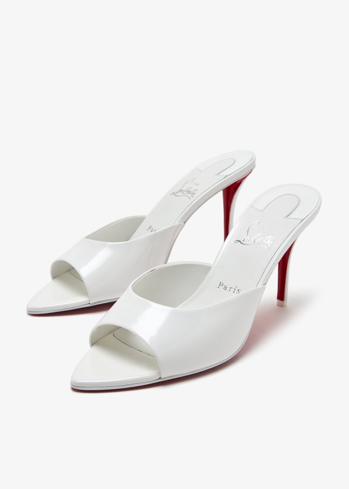 Christian Louboutin Miss Z 80 mules for Women - White in UAE