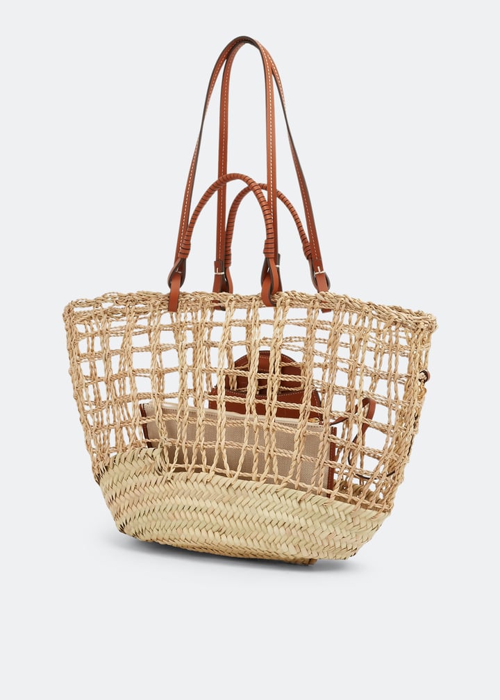 Tory Burch Ella Straw tote bag for Women - Beige in UAE