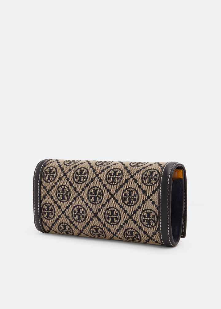 Tory burch t 字母提花斜挎包女士- 蓝色阿联酋| level shoes