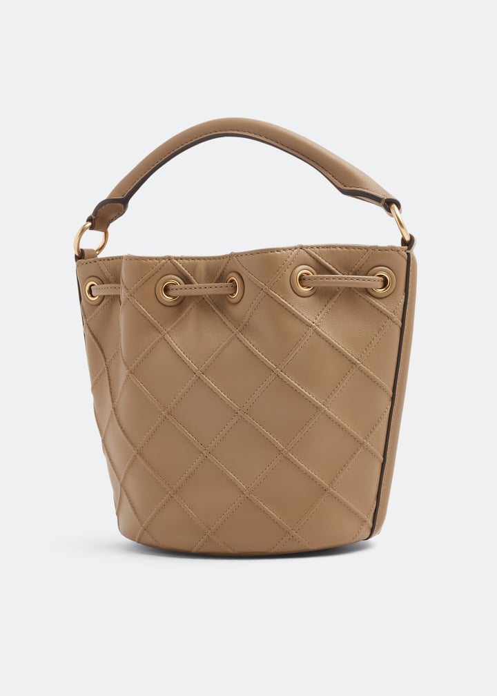 【新品】トリーバーチ FLEMING SOFT BUCKET BAG ブラウン Tory Burch Fleming bucket bag for Women - Brown in UAE