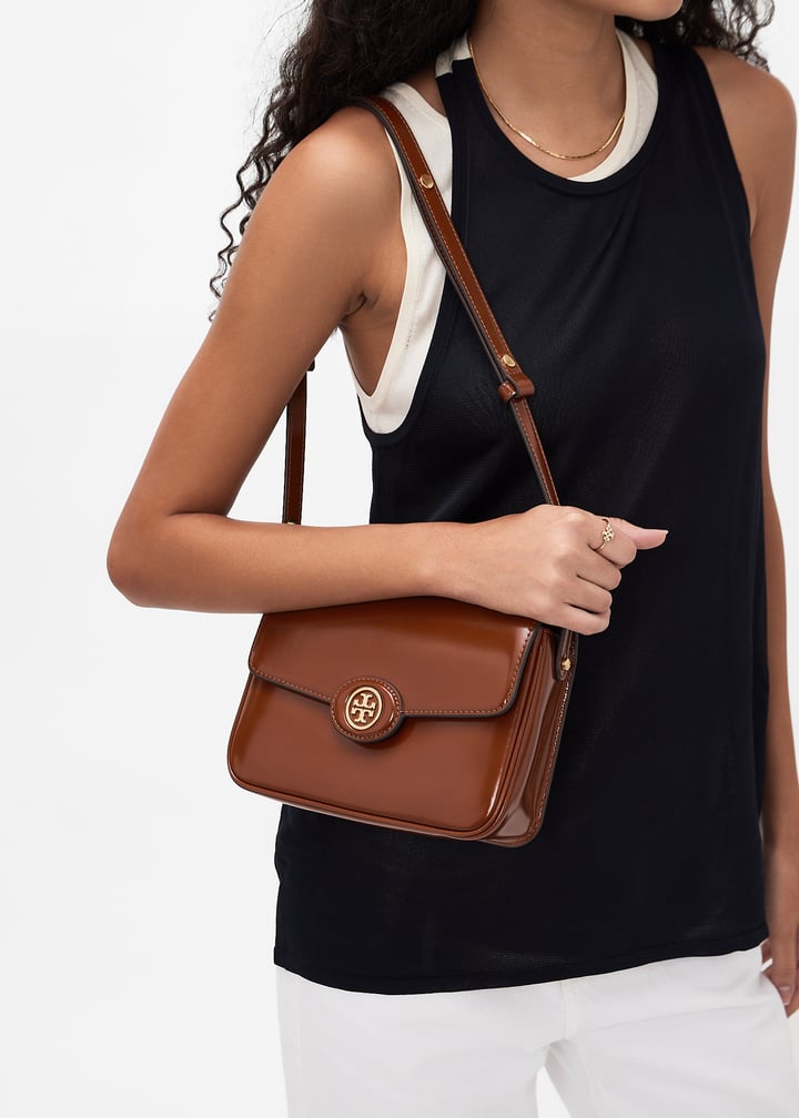 Tory Burch Robinson spazzolato convertible shoulder bag for