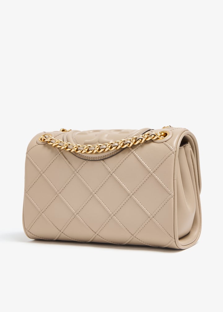 ★関税込み★ Tory Burch Beige Leather Fleming Crossbody Bag Fleming Soft Crossbody Bag: Women's Designer Crossbody Bags