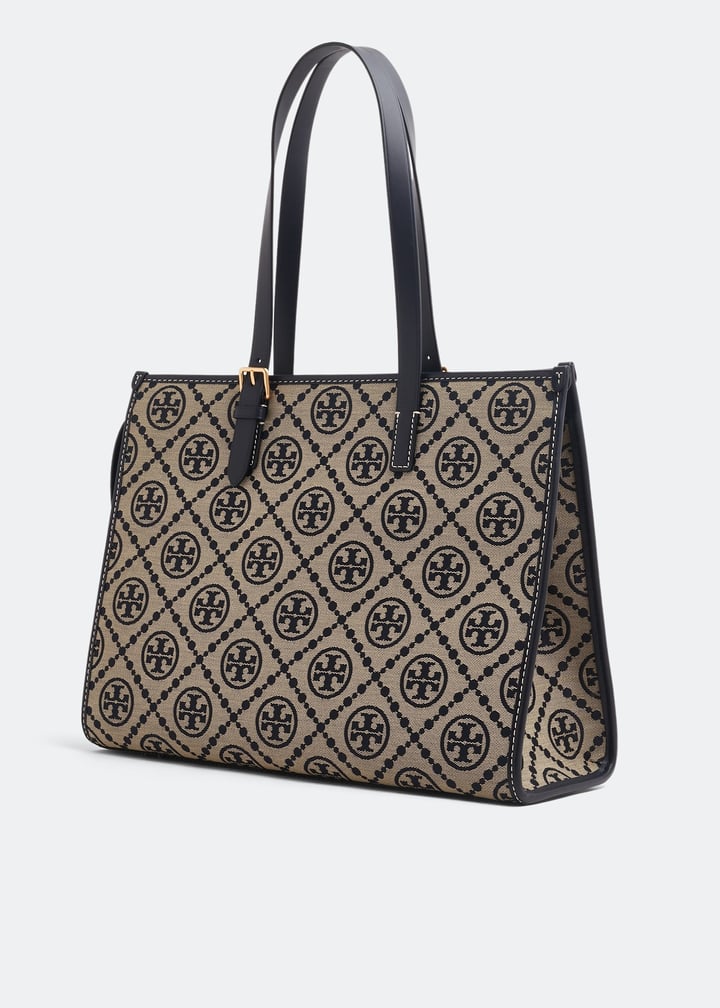 Tory Burch T Monogram tote bag for Women - Blue in Qatar