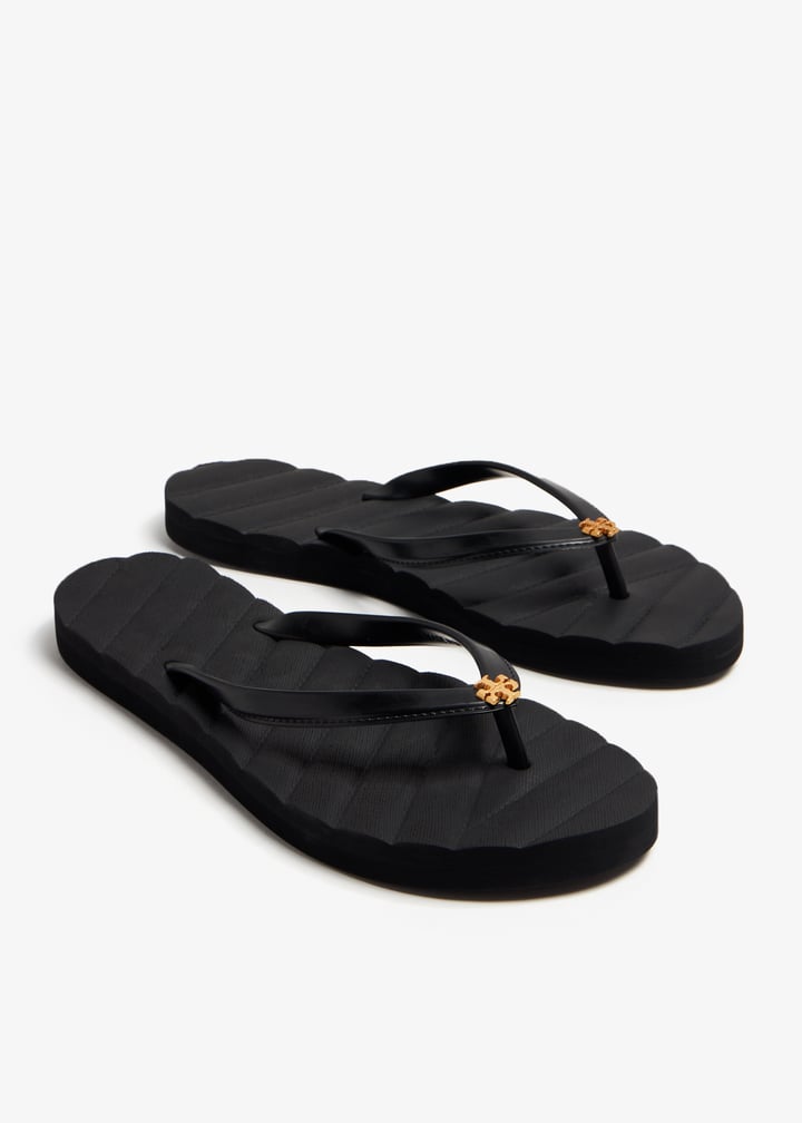 Tory Burch Kira flip flops for Women - Black in UAE | Level