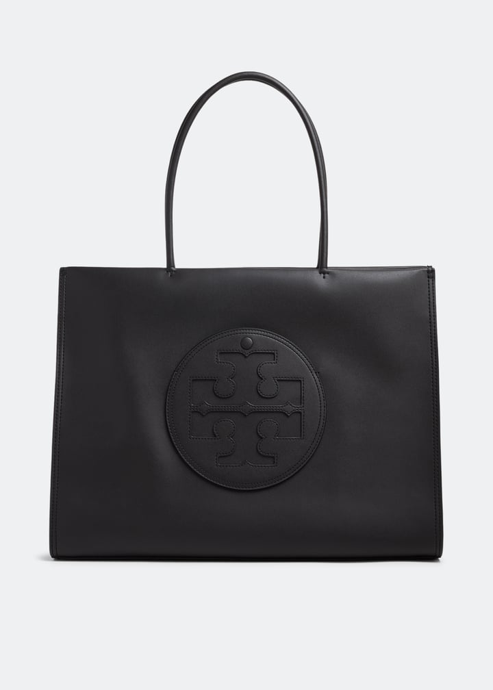 トートバッグ TORY BURCH Woman Tote bags Black 145634 001 Tory Burch Ella Patent Tote Bag 90479-001 - AllGlitters
