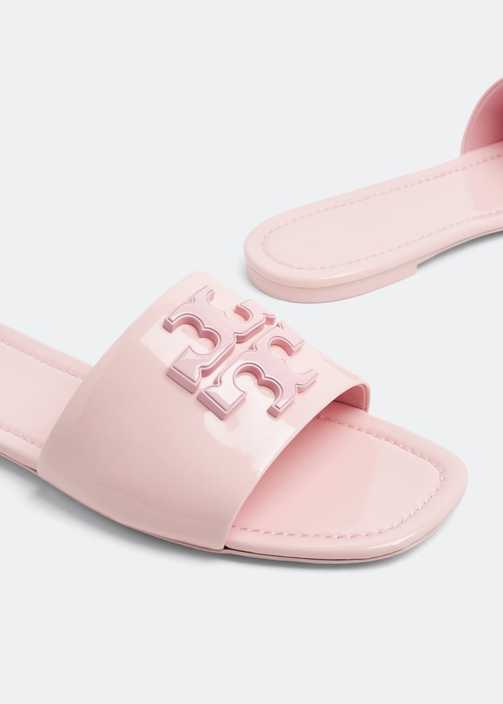 Eleanor Slide Pink Tory Burch Eleanor Slide Sandals For Women Pink