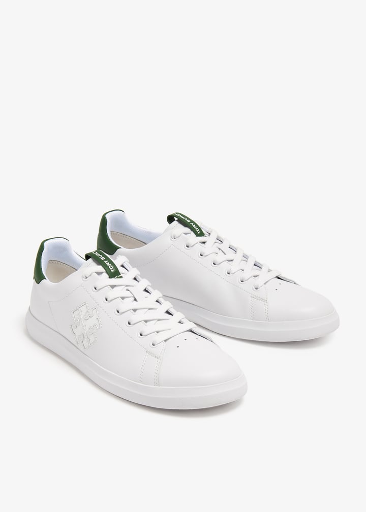 【セール】Tory Burch ダブルTバックル フラットホワイト　未使用　通勤 Tory Burch Double T Howell Court sneakers for Women - White