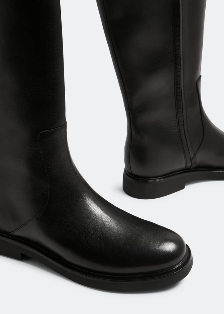Tory Burch Double T utility boots for Women - Black in UAE