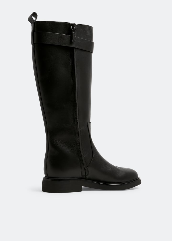 【残りわずか】★TORY BURCH DOUBLE T LUG BOOT★レザー Double T Moto Boot: Women's Shoes | Ankle Boots | Tory Burch EU