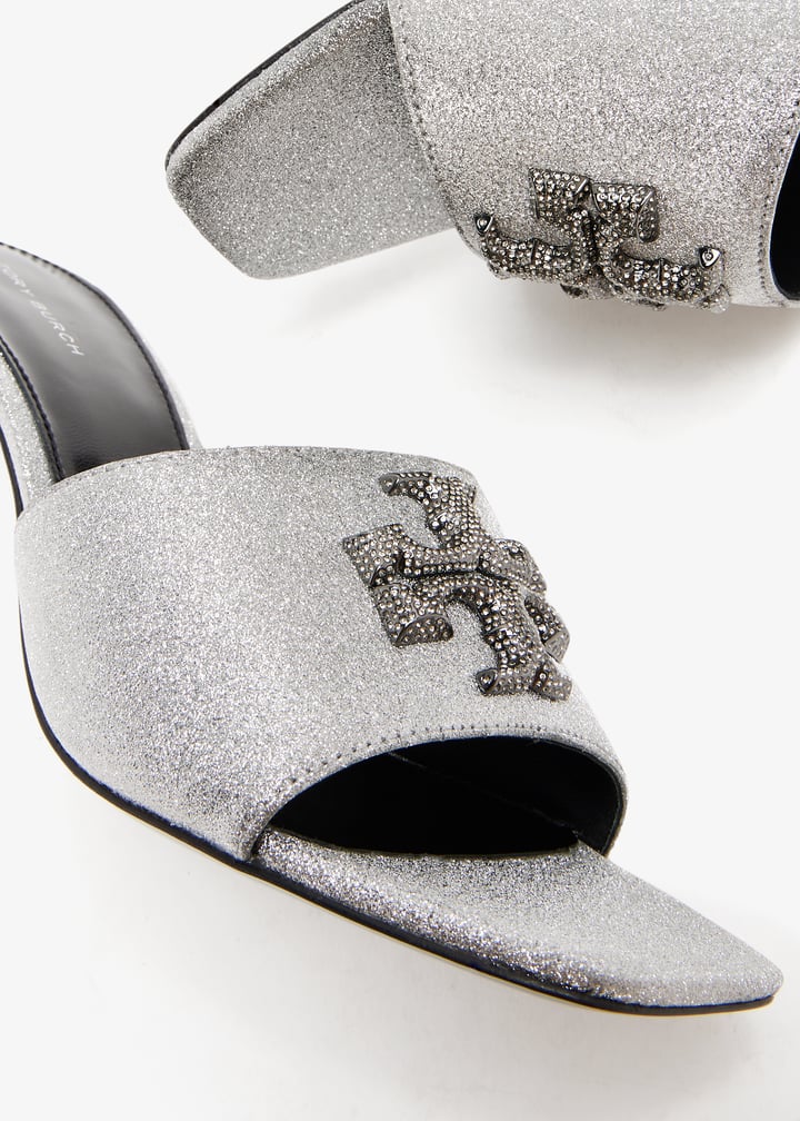 ラメサンダル送料関税込★Tory Burch★ELEANOR PAVE MULE SANDAL Amazon.com | Tory Burch Women's Eleanor Pave Mule Sandal