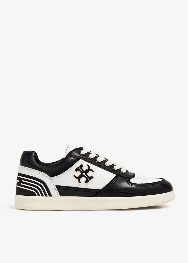 TORY BURCH シューズ Tory Burch Clover Court sneakers for Women - Black in USA | Level