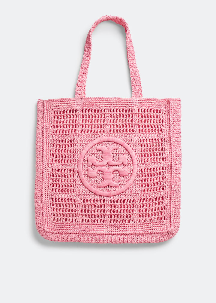 Tory Burch トートバッグ ピンク Tory Burch Ella hand-crocheted tote bag for Women - Pink in UAE