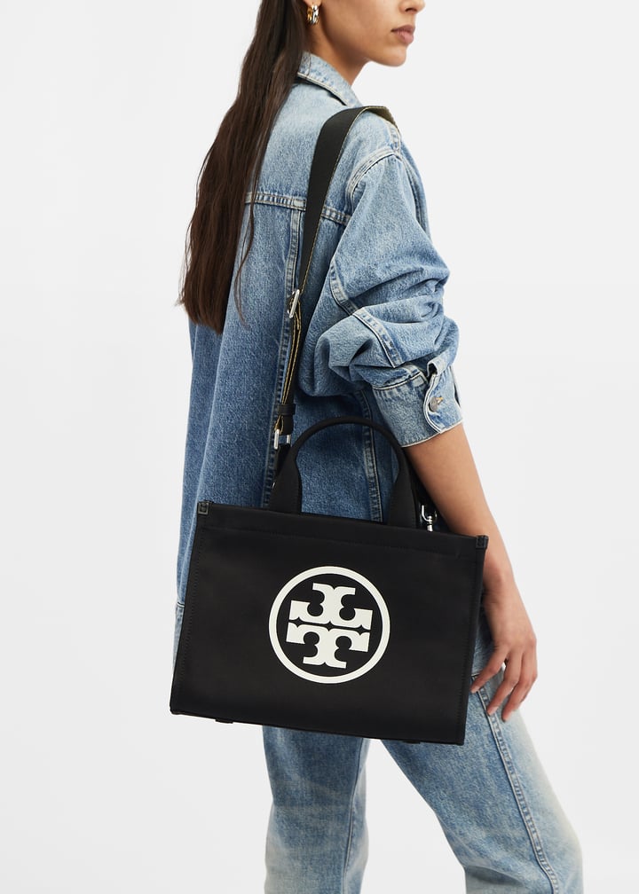 Tory Burch Ella canvas small tote bag for Women - Black in UAE 