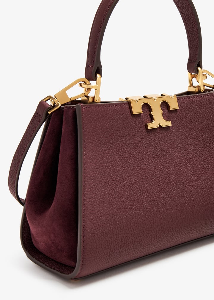 Tory Burch Mini Eleanor satchel for Women - Burgundy in