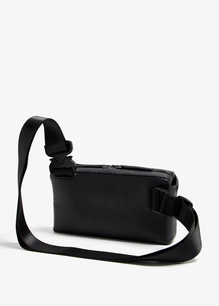 GRAMS28 157 essential sling bag for Men - Black in USA | Level Shoes