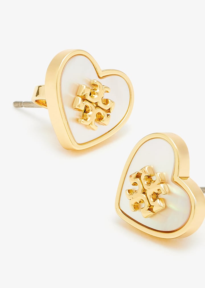 TORY BURCH ロゴ KIRA HEART STUD ピアス Kira Heart Stud Earring: Women's Designer Earrings | Tory Burch