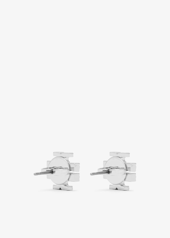 Tory Burch Kira pavé stud earrings for Women - Silver in UAE