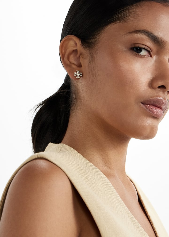 ピアス Tory Burch FW25 KIRA PAVE STUD EARRINGS (158535 783) トリーバーチ TORY BURCH TORY BURCH ピアス KIRA PAVE STUD
