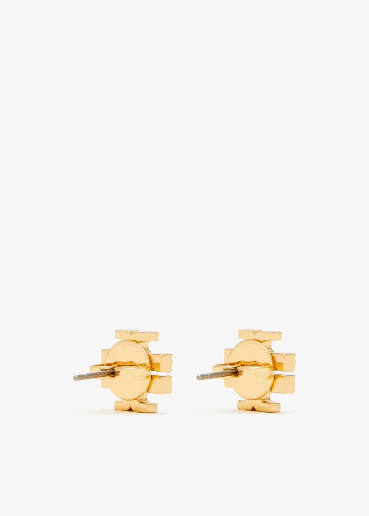 Tory Burch Kira pavé stud earrings for Women - Gold in Qatar