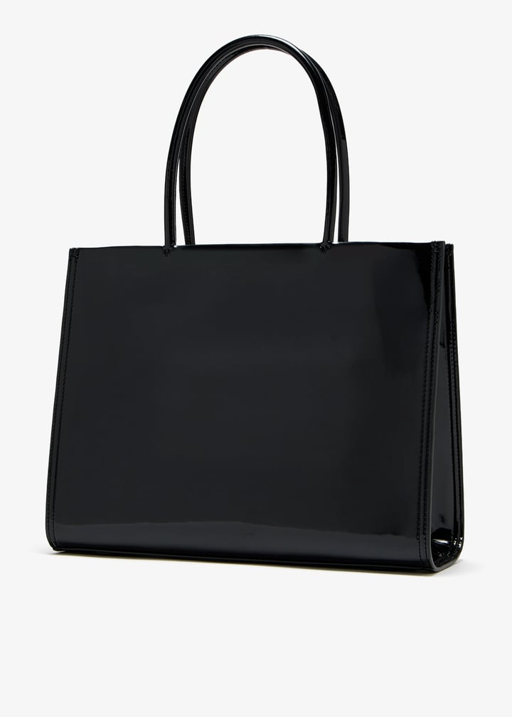 【送料&関税込】Tory Burch ella Bio Patent Small Shopping Ba Small Ella Bio Patent Tote: Women's Handbags | Tote Bags