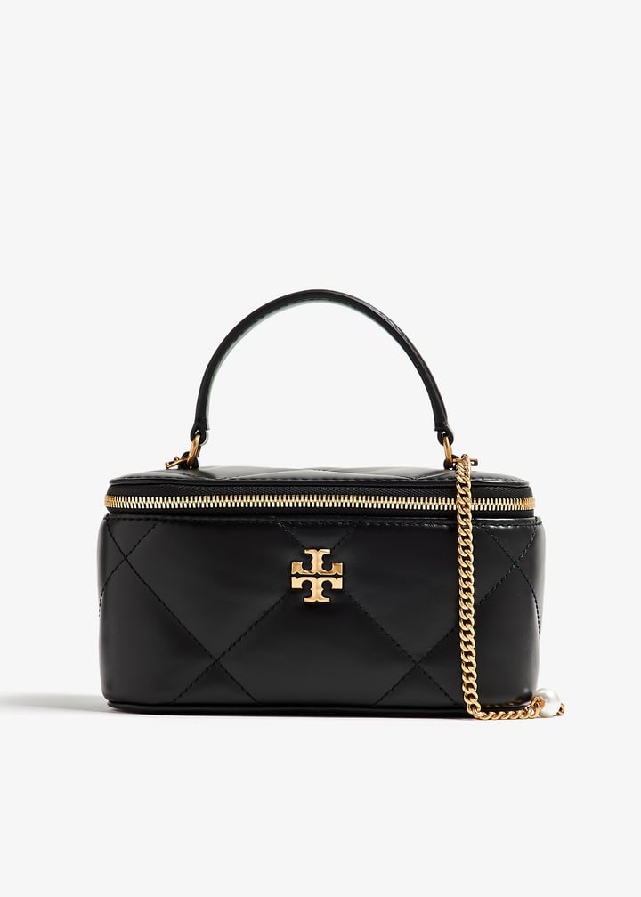 Tory Burch☆Kira Vanity ロゴ TPU バッグ♪【送料込】 Tory Burch Kira Vanity Case | Black | FARFETCH