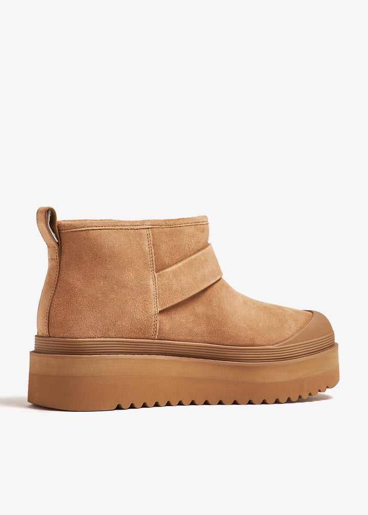 【送料&関税込】Tory Burch mellow Shearling Platform Ankle B Amazon.com | Tory Burch Women's Mellow Shearling Platform