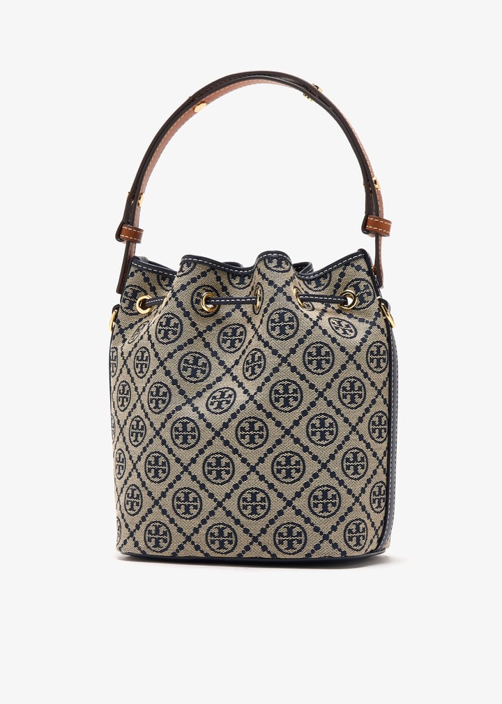 Tory Burch T Monogram bucket bag for Women - Printed in UAE