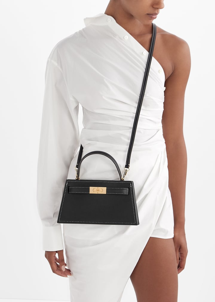 TORY BURCH フチリラシウィルトトハック 168954 001 Tory Burch Lee Radziwill Petite bag for Women - Black in UAE