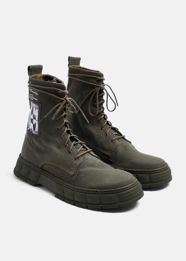 Viron 1992 Surplus boots for Men - Green in UAE | Level Shoes