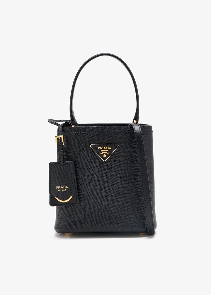 Prada Prada Panier Saffiano leather mini bag for Women - Black in