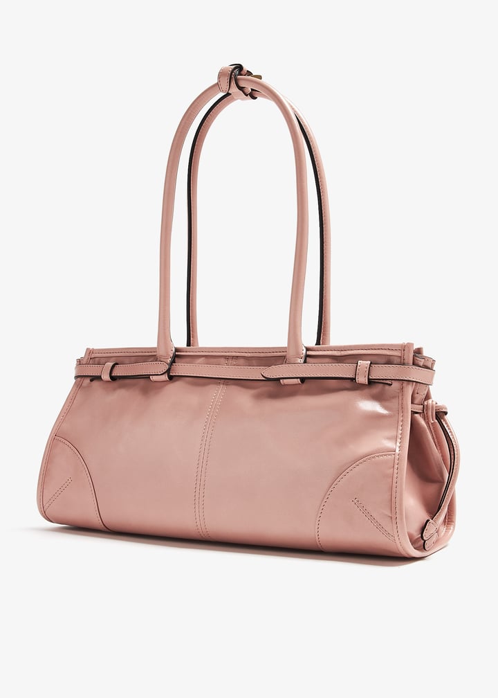 Prada Bonnie medium leather handbag for Women - Pink in
