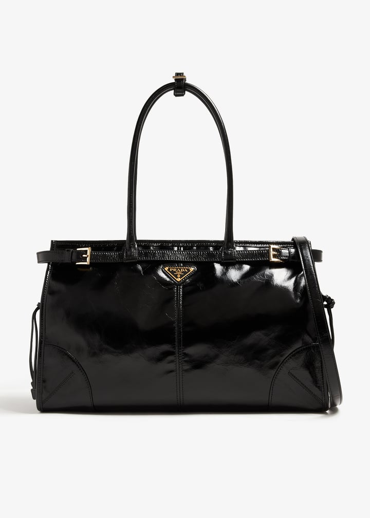 【日本入手困難】Prada Bonnie medium leather handbag Black Prada Bonnie medium leather handbag | PRADA