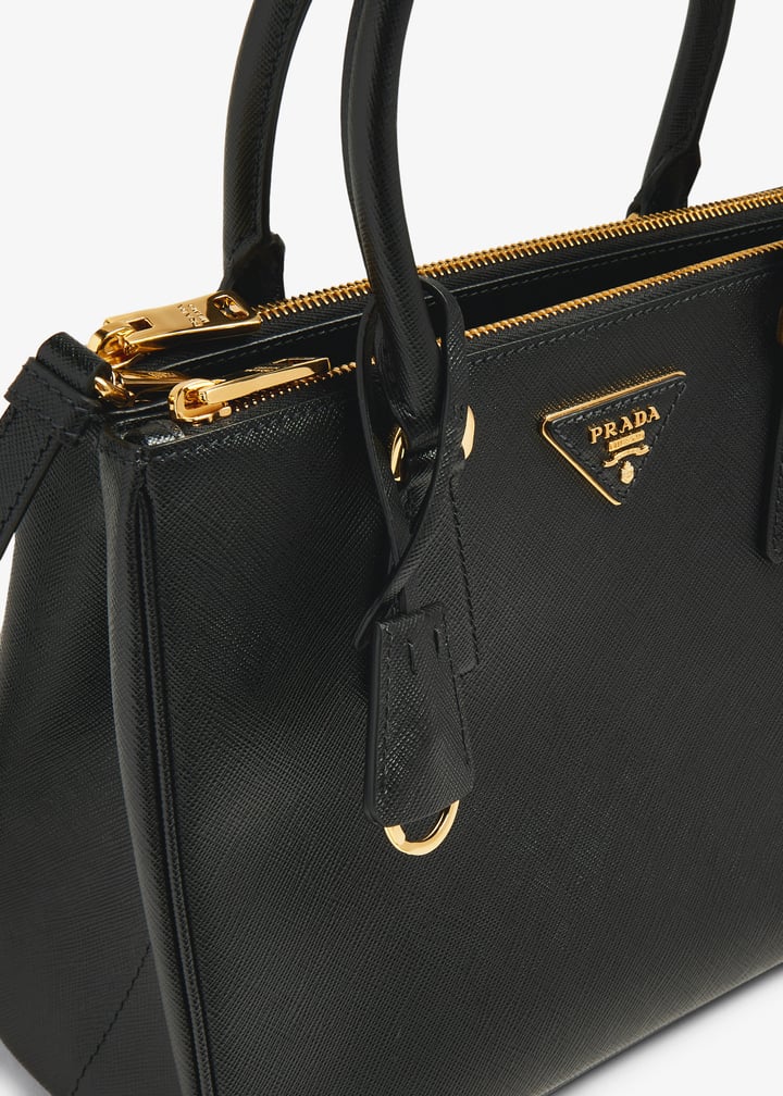 Prada Galleria medium leather bag for Women - Black in UAE