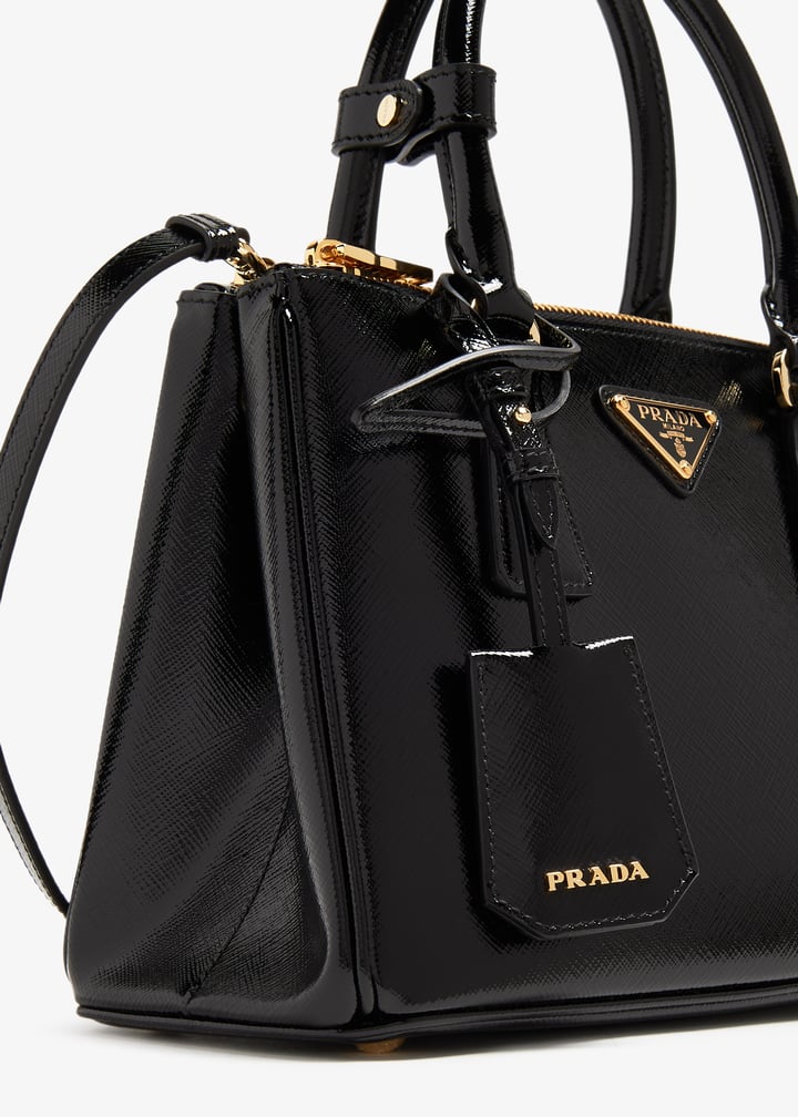 バッグ・カバンその他 Prada Small black Galleria handbag Black Prada Galleria Saffiano leather mini-bag | PRADA