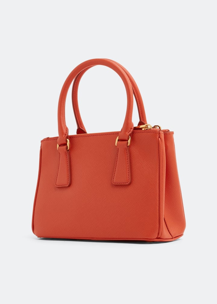 PRADA　プラダ　ガレリア　フラワー　ハンドバッグ　オレンジ 正規品 PRADA ガレリア フラワー オレンジ ハンドバッグ｜Yahoo