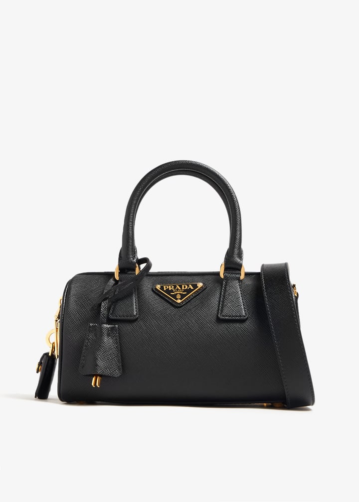 最安値挑戦中★PRADA★SAFFIANO ハンドバッグ☆BLACK プラダ ハンドバッグ レディース ブラック PRADA 1BC229 V LVM