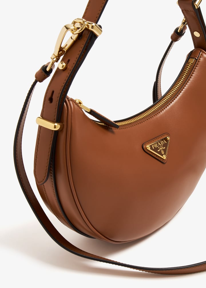 Prada Arqué leather shoulder bag for Women - Brown in UAE