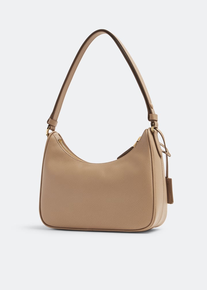 Prada Re-Edition Saffiano leather mini bag for Women - Beige