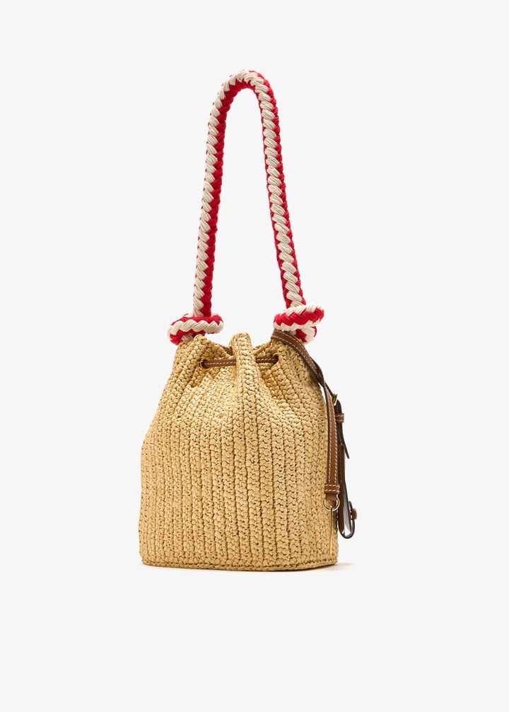 ショルダーバッグ・ポシェット Prada mini bucket bag PRADA【入手困難】クリスタル サテン ミニポシェット☆ 全色
