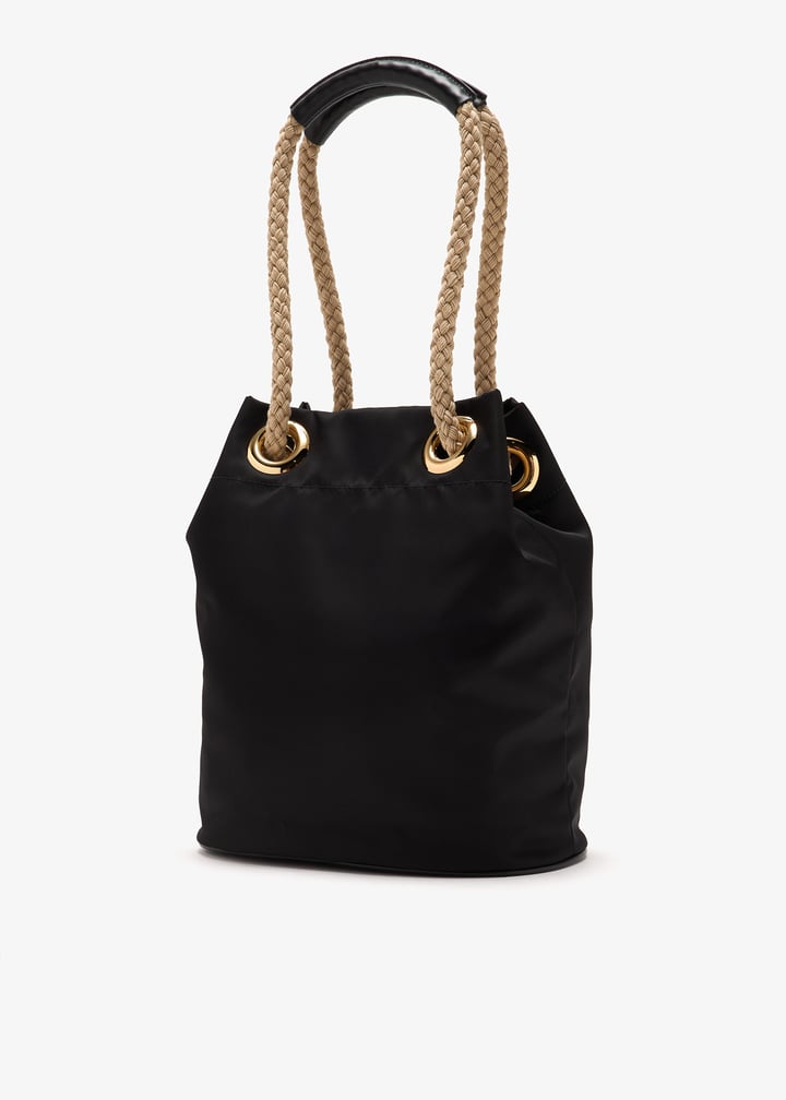 Prada Mariner Re-Nylon small bucket bag for Women - Black in