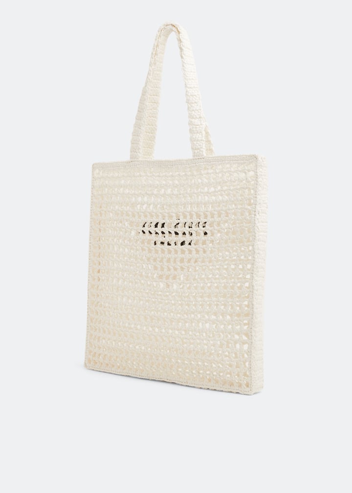 Prada Raffia tote bag for Women - White in Qatar | Level Shoes