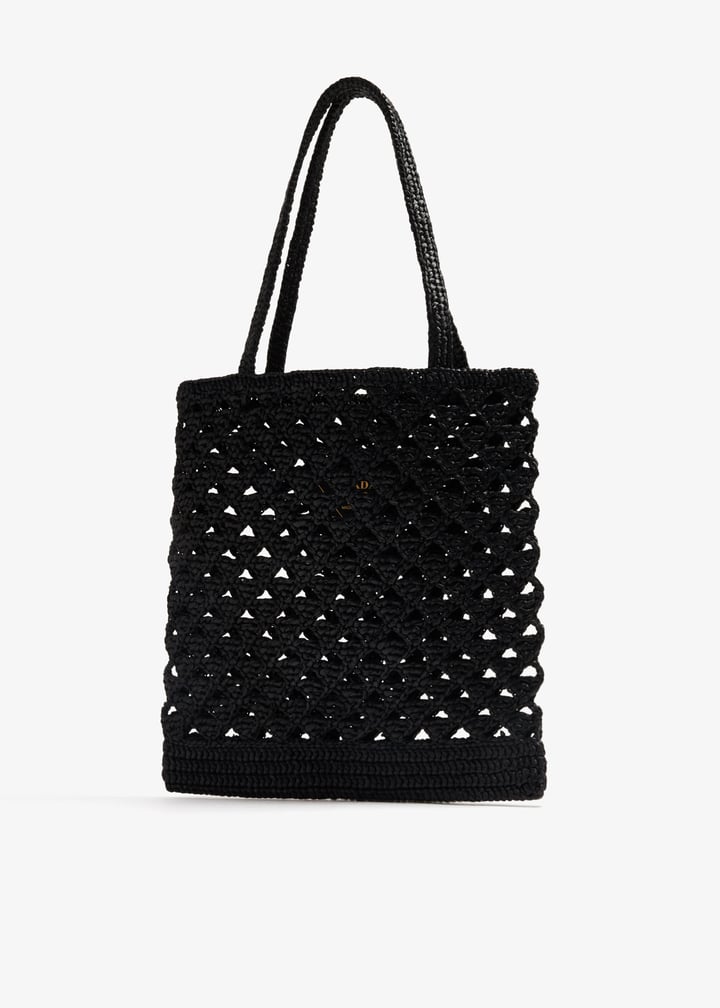 PRADA＊Woven fabric crochet tote bag クロシェ トートバッグ Natural Crochet tote bag | PRADA