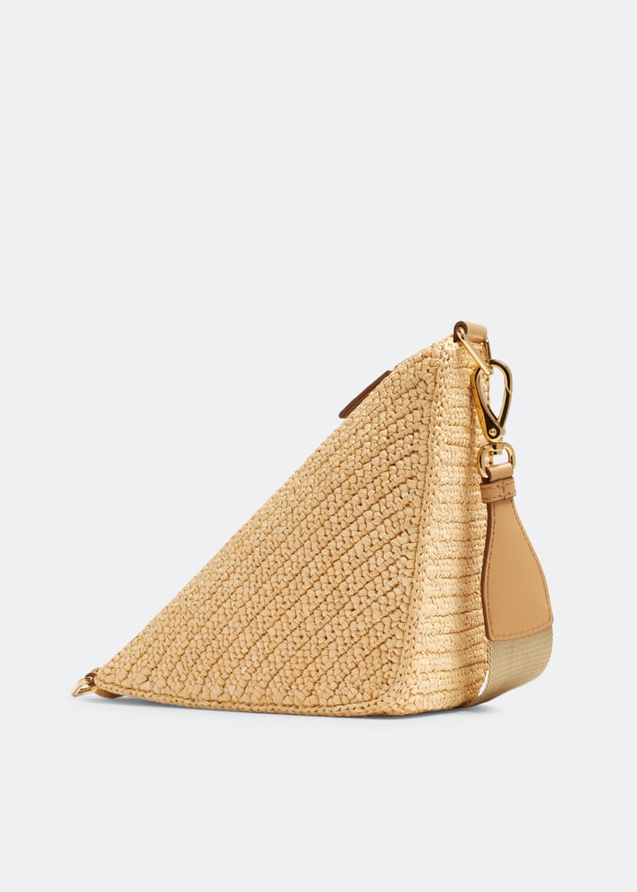 Prada Triangle crochet shoulder bag for Women - Beige in UAE