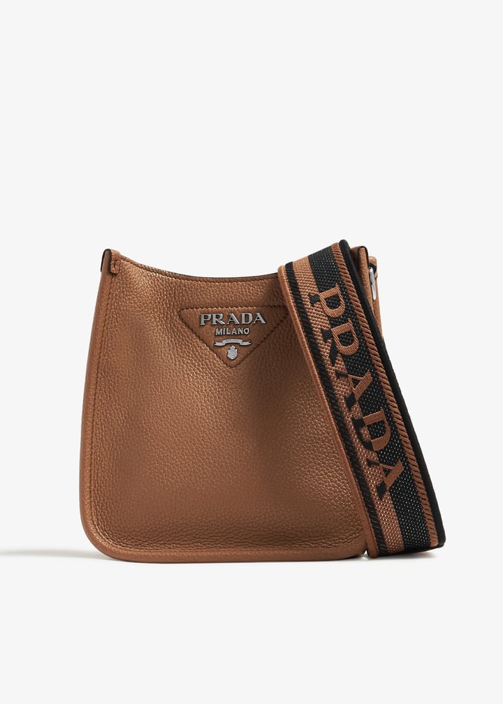 バッグ PRADA leather mini hand bag brown Prada Leather mini bag for Women - Brown in UAE | Level Shoes