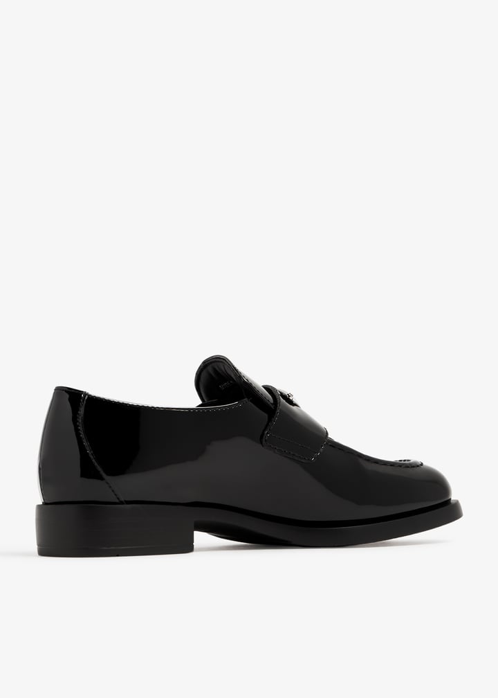 Prada Patent-leather loafers for Women - Black in UAE