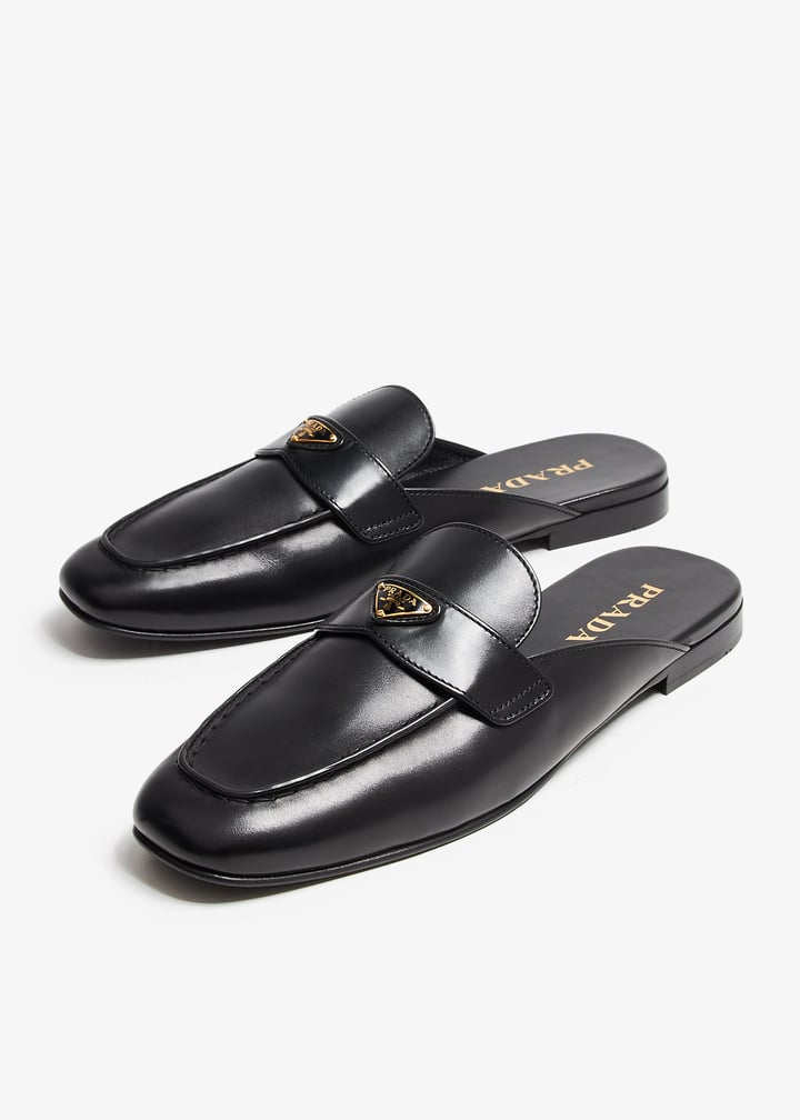 Prada Leather mules for Women - Black in UAE | Level Shoes